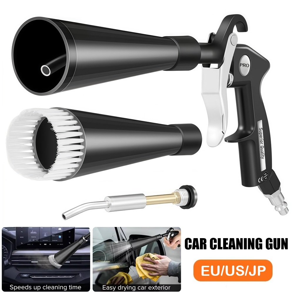 Dirt Brush Interior - 1 ชุด ปืนฉีดน้ำแรงดันสูงสำหรับล้างรถ มาตรฐาน EU/US/JP พร้อมหัวฉีด